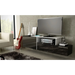 Cama TV cabinet SIGMA 3 180 black/black gloss + biały - TV cabinets made of furniture boardSTV-ZPM<<<TV