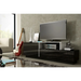 Cama TV cabinet SIGMA 3 180 black/black gloss + biały - TV cabinets made of furniture boardSTV-ZPM<<<TV