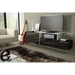 Cama TV cabinet SIGMA 3 180 black/black gloss + biały - TV cabinets made of furniture boardSTV-ZPM<<<TV