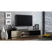 Cama TV cabinet SIGMA1 180 sonoma oak/black gloss - TV cabinets made of furniture boardSTV-ZPM<<<TV