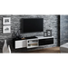 Cama TV cabinet SIGMA1 180 white/black gloss - TV cabinets made of furniture boardSTV-ZPM<<<TV cabinetsSTV<<<ActionPL