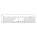 Cama TV stand 200 SAMBA white/black gloss - TV cabinets made of furniture boardSTV-ZPM<<<TV cabinetsSTV<<<ActionPL