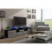 Cama TV stand EVORA 200 black/grey gloss - TV cabinets made of furniture boardSTV-ZPM<<<TV cabinetsSTV<<<ActionPL