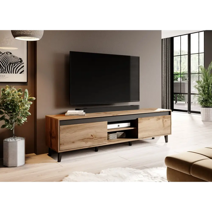 Cama TV stand NORD II 170cm wotan/antracite - TV cabinets made of furniture boardSTV-ZPM<<<TV cabinetsSTV<<<ActionPL