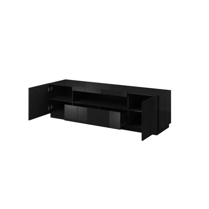 Cama TV stand REJA black gloss/black gloss - TV cabinets made of furniture boardSTV-ZPM<<<TV cabinetsSTV<<<ActionPL