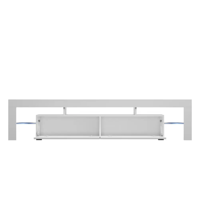 Cama TV stand TORO 200 grey/white gloss - TV cabinets made of furniture boardSTV-ZPM<<<TV cabinetsSTV<<<ActionPL
