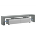 Cama TV stand TORO 200 grey/white gloss - TV cabinets made of furniture boardSTV-ZPM<<<TV cabinetsSTV<<<ActionPL