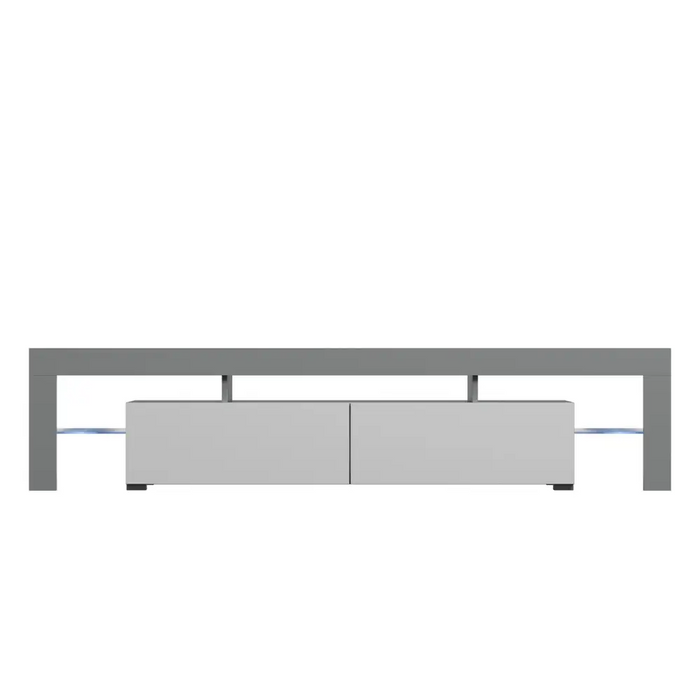 Cama TV stand TORO 200 grey/white gloss - TV cabinets made of furniture boardSTV-ZPM<<<TV cabinetsSTV<<<ActionPL