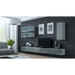 Cama TV stand VIGO 140 30/140/40 white/grey gloss - TV cabinets made of furniture boardSTV-ZPM<<<TV