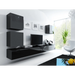 Cama TV Stand VIGO ’180’ 30/180/40 black/black gloss - TV cabinets made of furniture boardSTV-ZPM<<<TV