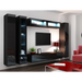 Cama TV Stand VIGO ’180’ 30/180/40 black/black gloss - TV cabinets made of furniture boardSTV-ZPM<<<TV
