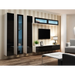Cama TV Stand VIGO ’180’ 30/180/40 white/black gloss - TV cabinets made of furniture boardSTV-ZPM<<<TV