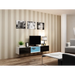 Cama TV stand VIGO GLASS 30/180/40 white/black gloss - TV cabinets made of furniture boardSTV-ZPM<<<TV