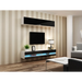 Cama TV stand VIGO NEW 30/140/40 white/black gloss - TV cabinets made of furniture boardSTV-ZPM<<<TV
