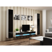 Cama TV stand VIGO NEW 30/180/40 white/black gloss - TV cabinets made of furniture boardSTV-ZPM<<<TV
