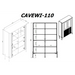 Cama VERA display cabinet 110x40x160 matt cashmere - Buffets and display cabinets on a wooden baseBIW-PDR<<<Buffets