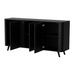 Cama VOLARE chest of drawers 151 x 39 x 75 cm black - Chests of drawers made of furniture