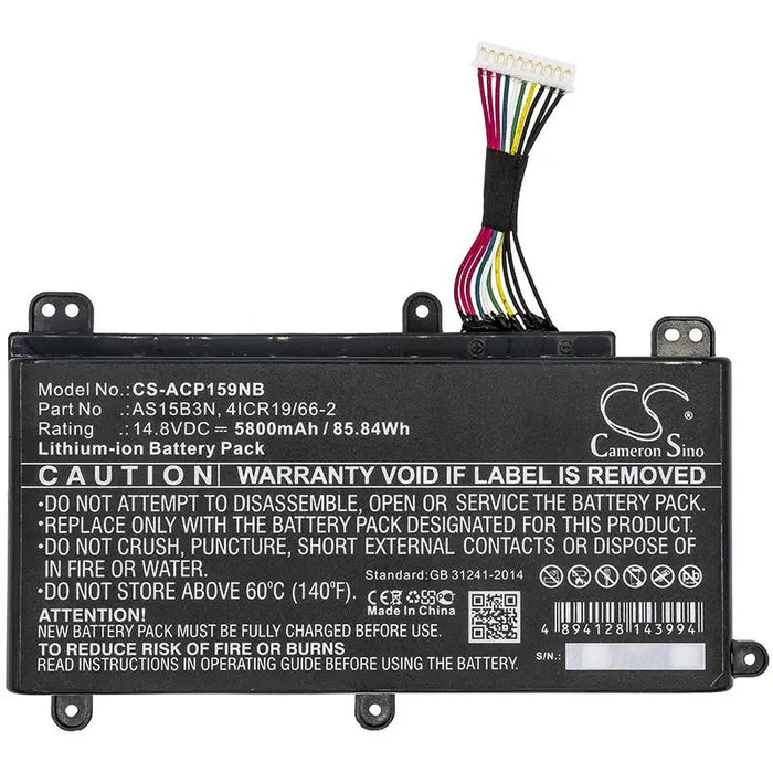 CAMERON SINO AS15B3N Laptop Battery for Acer Predator 15 G9-591 G9-592 G9-593 17 G9-791 G9-792 G9-793 17X GX-791 GX-792