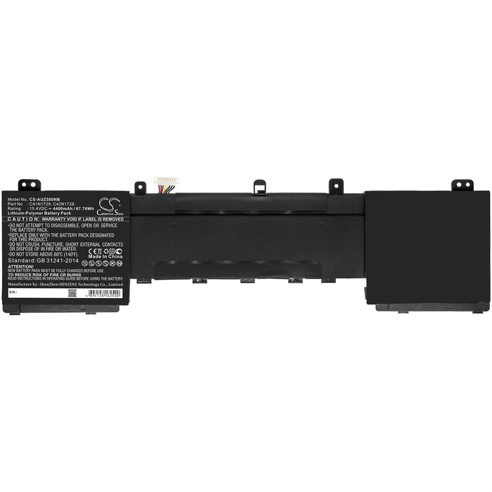 Battery for laptop ASUS ZenBook Pro 15 UX550GD C41N1728 LiPo 15.4 V 4400mAh CAMERON SINO