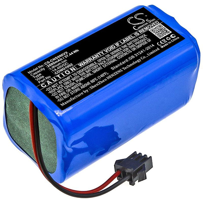 Vacuum cleaner battery CECOTEC CONGA 1090, CONGA 950 LiIon 14.4V 2600mAh CAMERON SINO