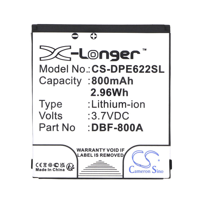 Mobile phone battery DORO 2314, 2415, PhoneEasy 1360 LiIon 3.7V 800mAh CAMERON SINO