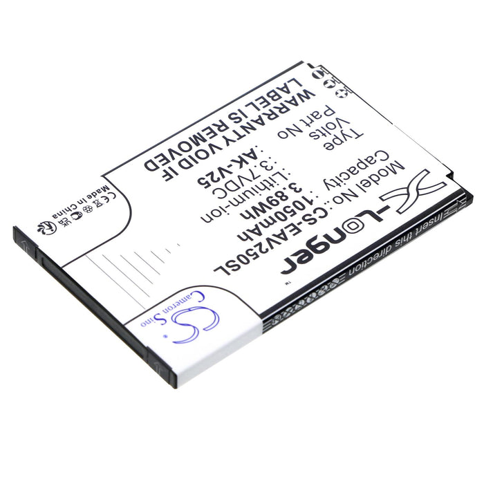 Mobile phone battery EMPORIA Active Senior, EUPHORIA, Pure, V2, V50 LiIon 3.7V 1050mAh CAMERON SINO