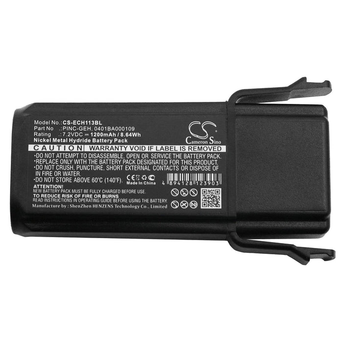 Remote control battery for faucet ELCA CONTROL-GEH-A, Sfera Genio PINC-GEH NIMH 7.2V 1200mAh Cameron Sino