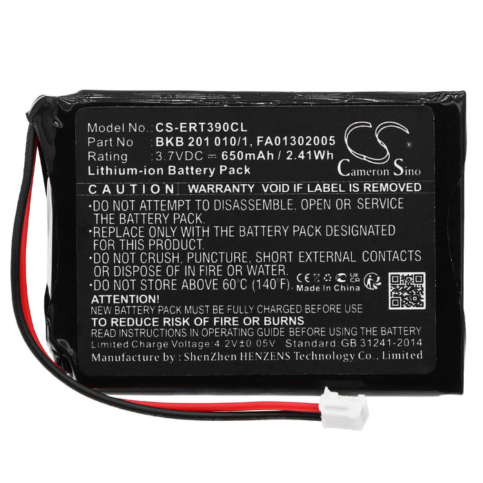 Battery for phone Avaya DECT 3720 3.7V 650mAh LiIon CAMERON SINO