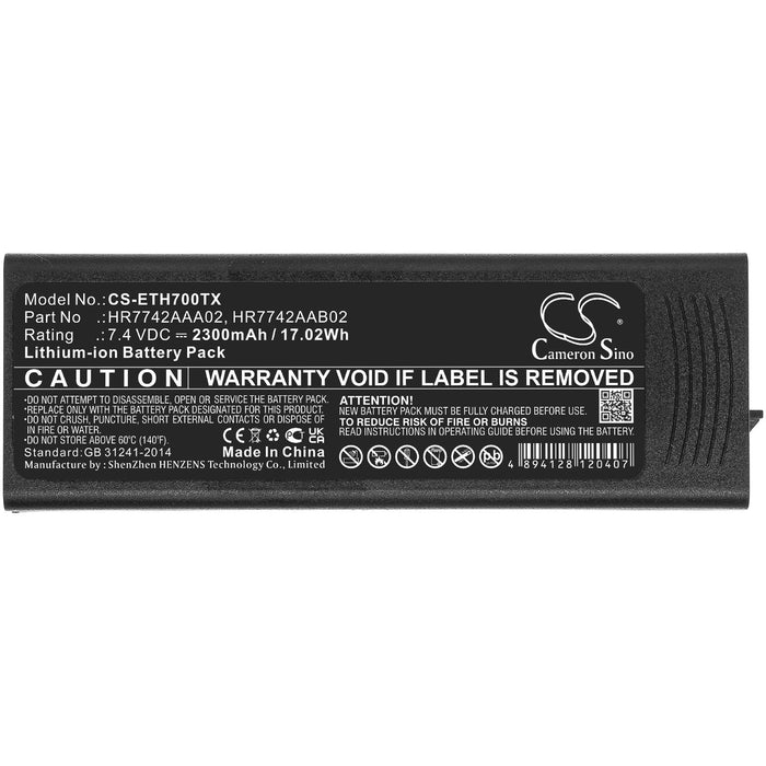 Battery for Cassidian P3G TPH700 radio station HR7742AAA02 Liion 7.4V 2300mA Cameron Sino