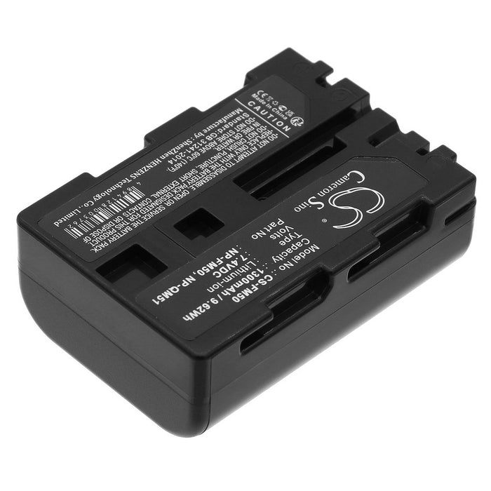 Camera battery SONY NP FM50 LiIon 7.2V 1300mAh Cameron Sino