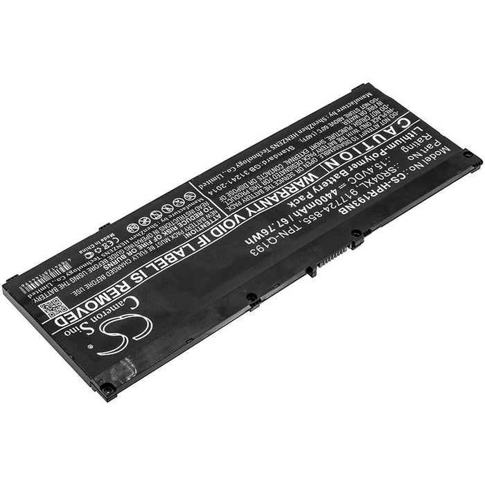 HP Omen 15-ce000ng Laptop Battery; Pavilion 15-CE015DX SR04XL LiPo 15.4V 4400mAh CAMERON SINO