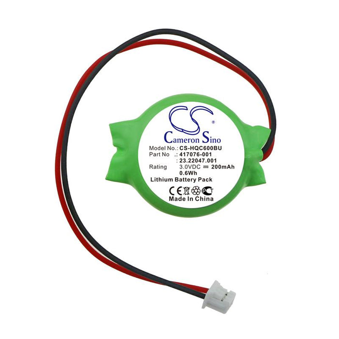 Battery CMOS Backup CR2032 CS-HQC600BU for laptops HP, Lenovo, Acer 3V 200mAh lithium Cameron Sino