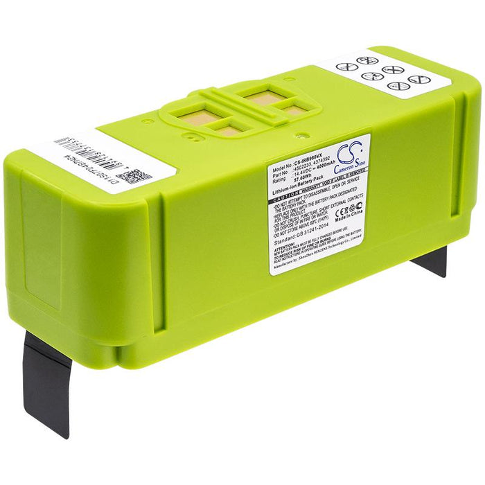 Battery for vacuum cleaner iRobot Roomba 614, Roomba 640, 652, 680,690, 850, 980 4374392 LiIon 14.4V 4000mAh CAMERON SINO