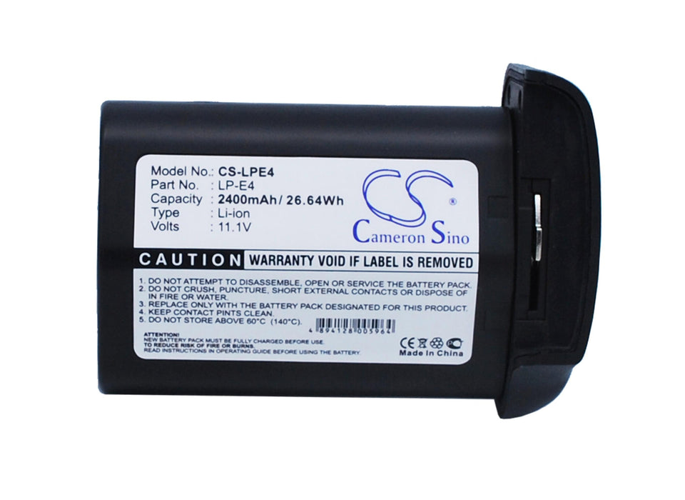 Camera battery CANON LPE4 LiIon 11.1V 2400mAh Cameron Sino