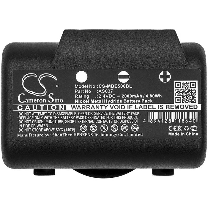 Remote control battery for crane IMET BE5000, M550S AS037 NIMH 2.4V 2000mAh Cameron Sino