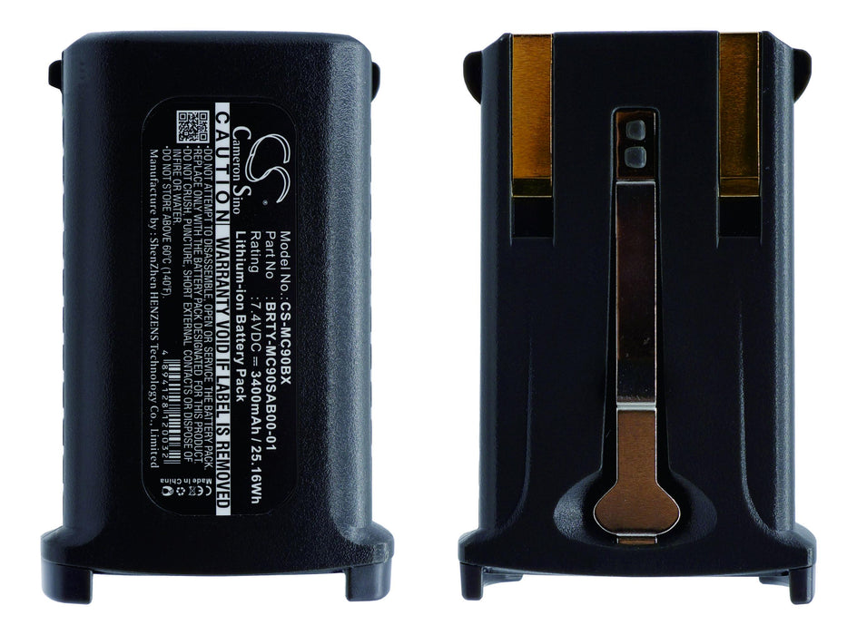 Battery for barcode scanner SYMBOL MC9000, MC9060 BRTY-MC90SAB00-01 LiIon 7.4V 3400mAh Cameron Sino