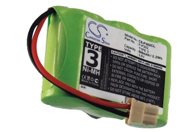 Phone battery 3* 1/2AA 3.6V NiMH 600mAh GPT279 KX-A36A Cameron Sino