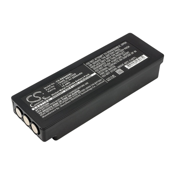 Remote control battery for Palfinger 590, 960 crane; Scanreco 592, 960 RSC7220 NIMH 7.2V 2000mAh /three battery connectors/ Cameron Sino