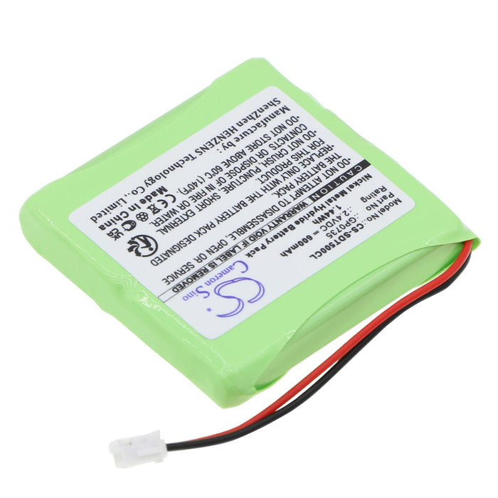 Doro TH50 TH60 Phone Battery 2.4V 600mAh NIMH SDT500CL Cameron Sino