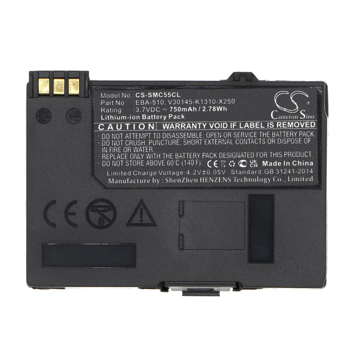 Siemens Gigaset SL1 Phone Battery 3.7V 750mAh LiIon CAMERON SINO