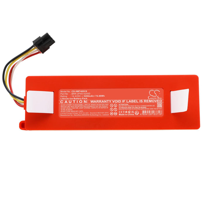 Battery for vacuum cleaner Xiaomi Mi Robot Vacuum-Mop, Roborock S50 LiIon 14.4V 5200mAh CAMERON SINO