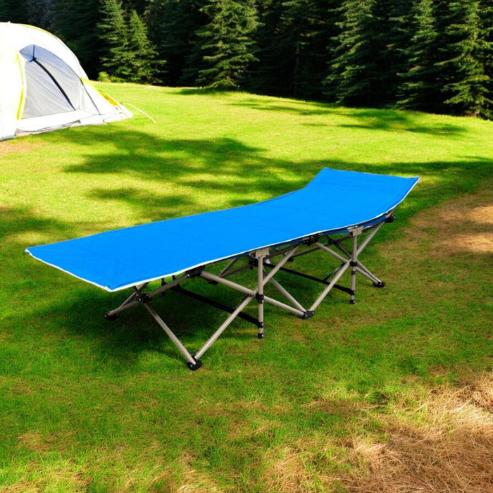 CAMPING BED 190X71X37CM UCAMP HD-10415 - Шезлонги<<<Градински мебели<<<Градина<<<Praktiker