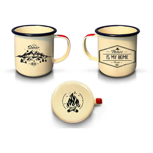 CAMPING ENAMEL JUG 350 ML BRIO EMOTIONS - Кани гарафи и бутилки<<<Домашни потреби<<<Кухня<<<Praktiker