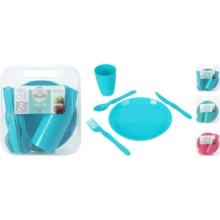 CAMPING FOOD SET 31PCS EXCELLENT HOUSEWAR 30001750 - Къмпинг оборудване<<<Къмпинг<<<Градина<<<Praktiker