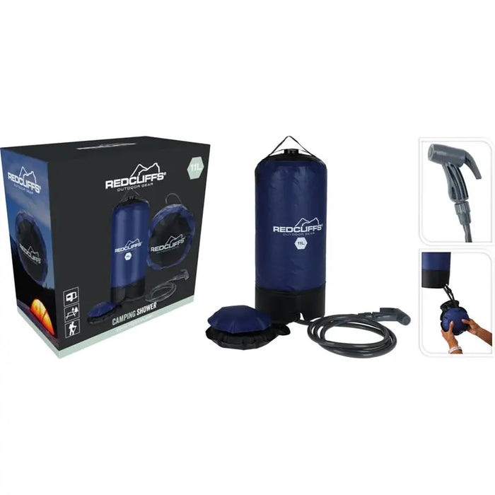 CAMPING SHOWER WITH PUMP 11L REDCLIFFS OUTDOOR DW9000130 - Къмпинг оборудване<<<Къмпинг<<<Градина<<<Praktiker