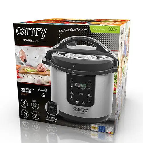 Camry CR 6409 multi cooker 6 L 1000 W Black,Stainless steel - Pressure cookersAGD-SZY<<<Home Appliance