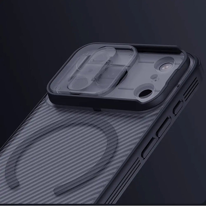 CamShield Pro Magnetic Case IP17 Pro Max Transparent black - Cell phone cases and covers<<<HurtelXML
