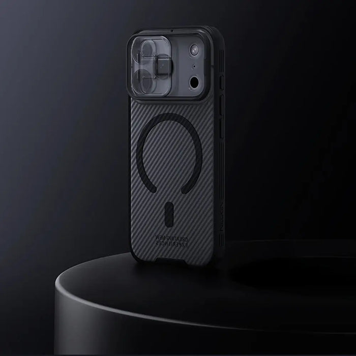 CamShield Pro Magnetic Case IP17 Pro Transparent black - Cell phone cases and covers<<<HurtelXML