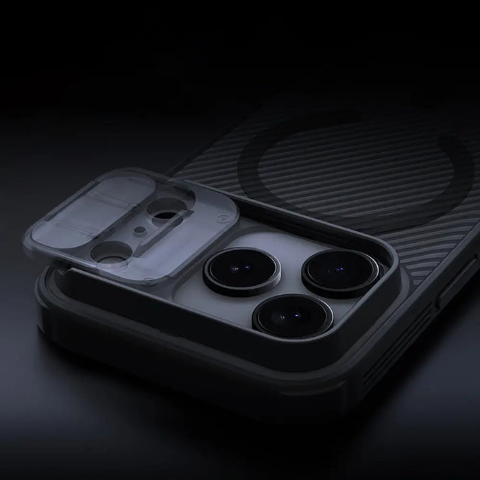 CamShield Pro Magnetic Case IP17 Pro Transparent black - Cell phone cases and covers<<<HurtelXML