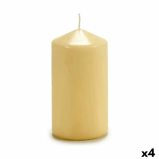 Candle Acorde Cream 7 x 13 x 7 cm (4 Units) - Почистване Прахосмукачки И Гладене<<<Дом Градина<<<BigBuy&&&Ароматни